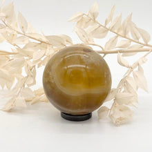 Load image into Gallery viewer, Yellow Fluorite Crystal Sphere Crystal Ball
