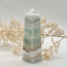 Load image into Gallery viewer, Caribbean Calcite Crystal Tower Point Generator
