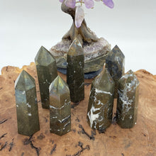 Load image into Gallery viewer, Pyrite Crystal Tower Point Generator Fools Gold Tower
