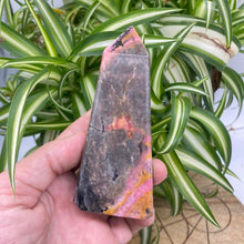 Load image into Gallery viewer, Rhodonite Crystal Tower Point Generator

