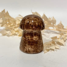 Load image into Gallery viewer, Brown Calcite Mushroom Carving
