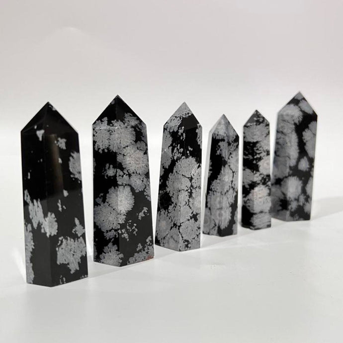 Snowflake Obsidian Crystal Tower Point Generator