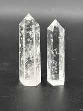 Load image into Gallery viewer, Clear Quartz Crystal Tower Point Generator
