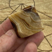 Load image into Gallery viewer, Chocolate Calcite Cube Crystal Carving Square
