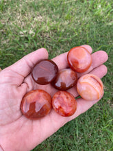 Load image into Gallery viewer, Carnelian large tumbled stone
