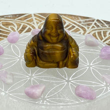 Load image into Gallery viewer, Tigers Eye  Buddha Crystal Carving
