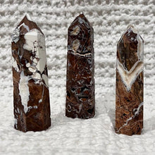Load image into Gallery viewer, Wild Horse Magnesite Lapidary Crystal Tower Point Generator
