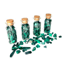 Load image into Gallery viewer, Malachite Crystals Crystal Chips Magic Gift - One Jar
