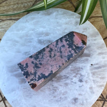 Load image into Gallery viewer, Rhodonite Crystal Tower Point Generator
