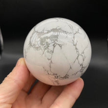 Load image into Gallery viewer, Howlite Crystal Sphere Crystal Ball Specimen Gift
