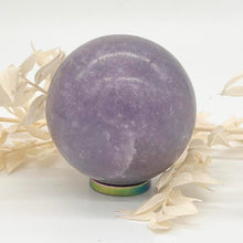 Load image into Gallery viewer, Lepidolite Crystal Sphere Crystal Ball Gift
