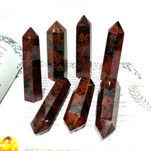 Load image into Gallery viewer, Mahogany Obsidian Crystal Tower Point Generator
