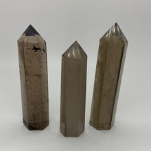 Load image into Gallery viewer, Rainbow Smokey Quartz Crystal Tower Point Generator
