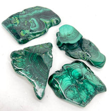 Load image into Gallery viewer, Malachite Polished Crystal Slab Raw Crystal
