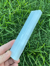 Load image into Gallery viewer, Chakra Crystal Gift Set with Selenite Block Tumbled Tumble Tumbles Stone

