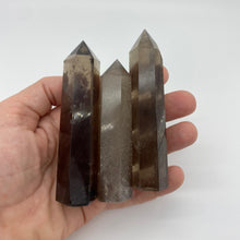 Load image into Gallery viewer, Rainbow Smokey Quartz Crystal Tower Point Generator
