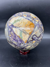 Load image into Gallery viewer, Natural Fluorite Pattern Crystal Sphere Crystal Ball Specimen Gift
