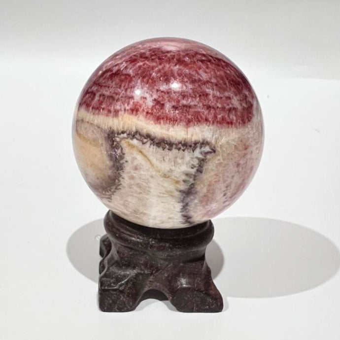 Pork Stone Rainbow Calcite Crystal Sphere Crystal Ball