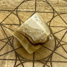 Load image into Gallery viewer, Chocolate Calcite Cube Crystal Carving Square
