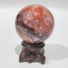 Load image into Gallery viewer, Fire Quartz Crystal Sphere Crystal Ball
