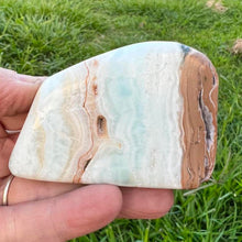 Load image into Gallery viewer, Caribbean Calcite Freeform Crystal Rock Blue Crystal
