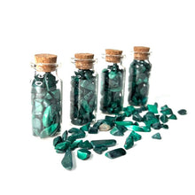 Load image into Gallery viewer, Malachite Crystals Crystal Chips Magic Gift - One Jar
