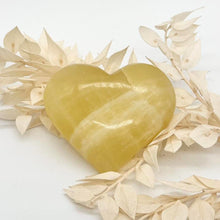 Load image into Gallery viewer, Lemon Calcite Heart Crystal Gift for Her
