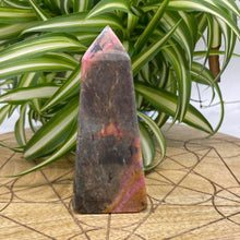 Load image into Gallery viewer, Rhodonite Crystal Tower Point Generator
