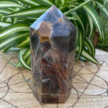 Load image into Gallery viewer, Black Moonstone Crystal Tower Point Generator
