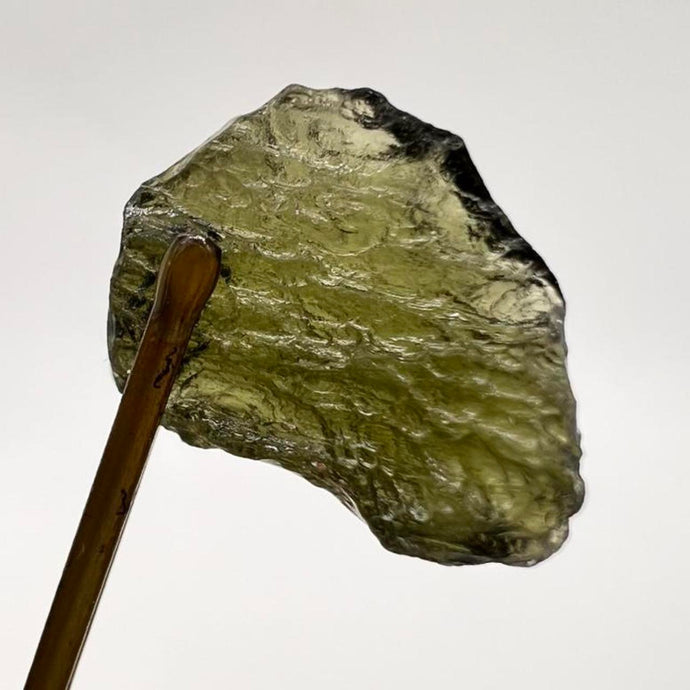 Moldavite Genuine A Grade 1.31g  Raw Crystal Specimen with Certificate of Authenticity