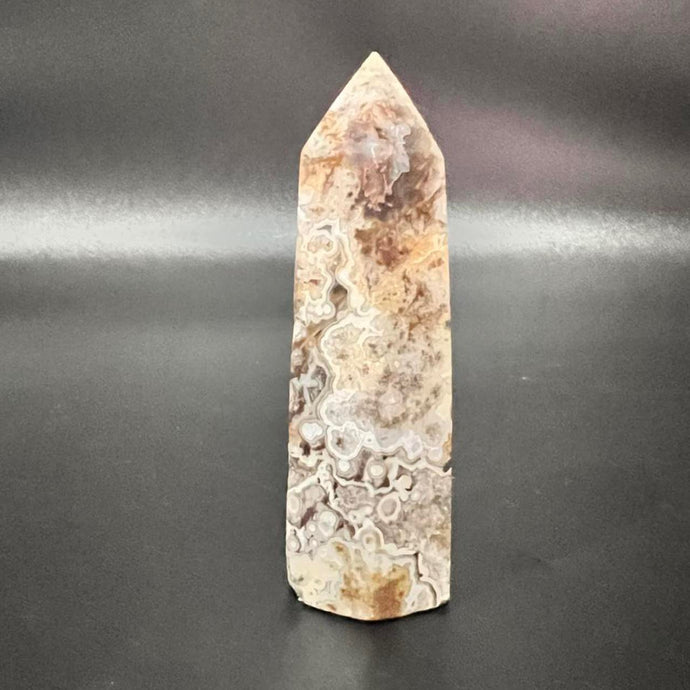 Crazy Lace Agate Tower Crystal