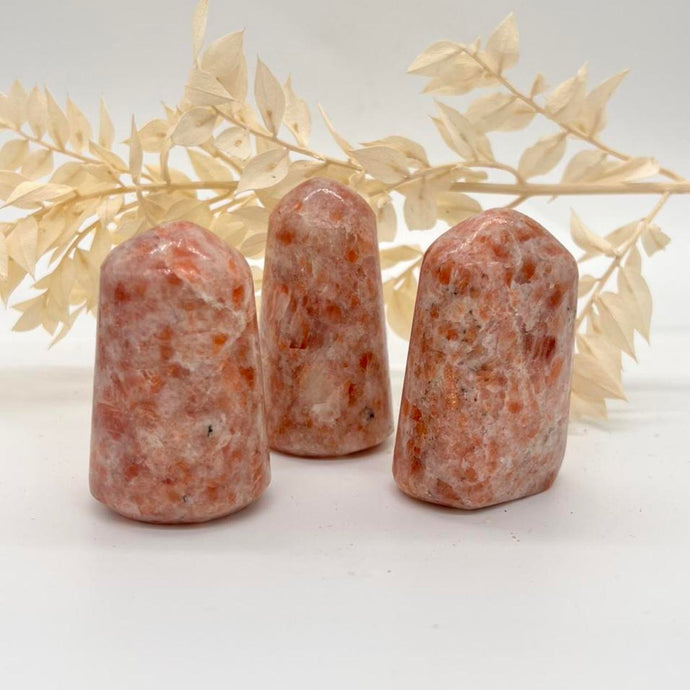 Sunstone Crystal Freeform   Orange Stone Crystal
