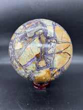 Load image into Gallery viewer, Natural Fluorite Pattern Crystal Sphere Crystal Ball Specimen Gift
