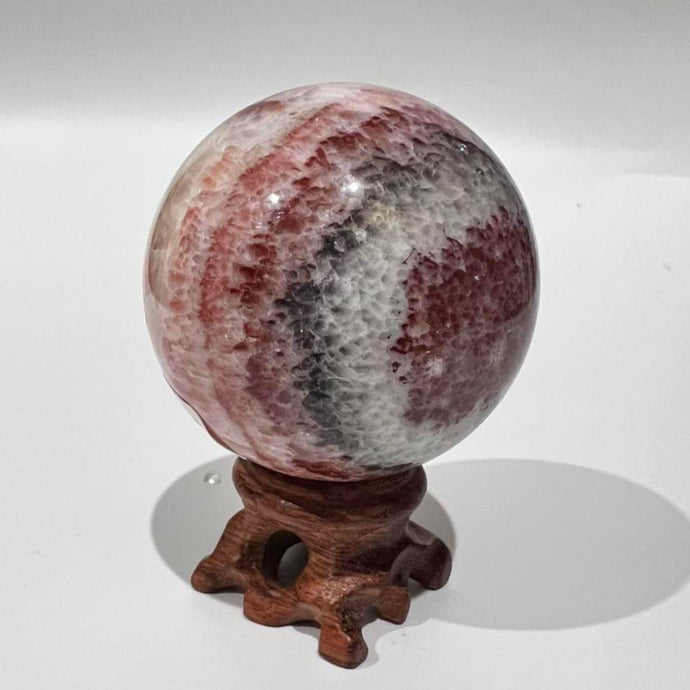 Pork Stone Rainbow Calcite Crystal Sphere Crystal Ball