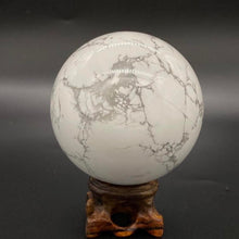 Load image into Gallery viewer, Howlite Crystal Sphere Crystal Ball Specimen Gift
