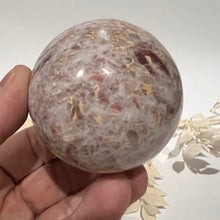 Load image into Gallery viewer, Strawberry Calcite Crystal Sphere Crystal Ball  Gift
