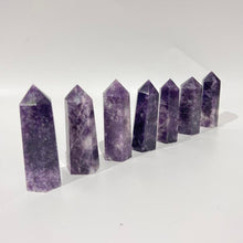 Load image into Gallery viewer, Lepidolite Crystal Tower Generator Point Gift for Her
