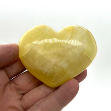 Load image into Gallery viewer, Lemon Calcite Heart Crystal Gift for Her
