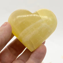 Load image into Gallery viewer, Lemon Calcite Heart Crystal Gift for Her
