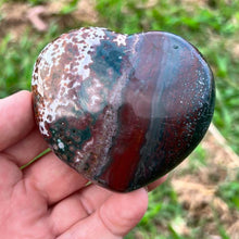 Load image into Gallery viewer, Ocean  Jasper Heart Crystal Gift for Her
