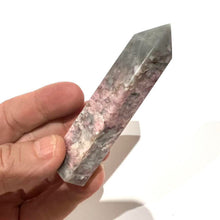 Load image into Gallery viewer, Plum Blossom Pink Tourmaline Crystal Tower Point Generator
