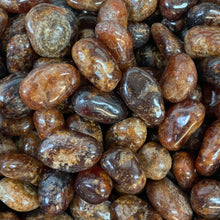 Load image into Gallery viewer, Hessinite  Garnet Tumbled / Tumble Stone / Tumbles
