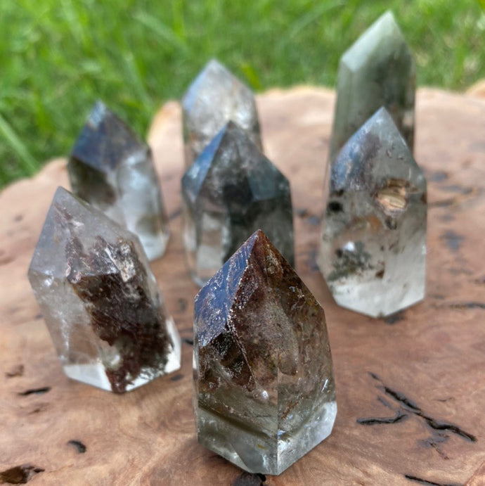 Garden / Phantom Quartz Lodolite Included Quartz Phantom Quartz Tower