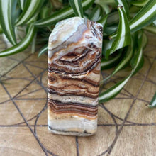 Load image into Gallery viewer, Brown Aragonite Crystal Tower Point Generator
