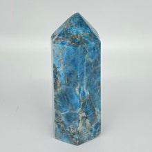 Load image into Gallery viewer, Apatite Crystal Tower Point Generator Blue Crystal
