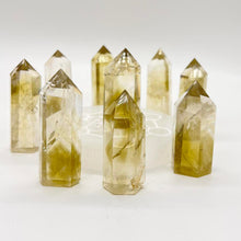 Load image into Gallery viewer, Natural Citrine Tower point Generator Yellow Crystal
