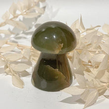 Load image into Gallery viewer, Green Onyx Mushroom Crystal Carving
