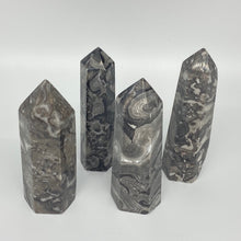 Load image into Gallery viewer, Picasso Jasper Crystal Tower Point Generator
