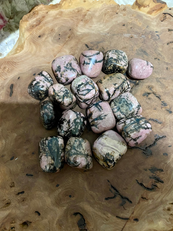 Rhodonite Tumble / Tumbled Stone Crystal