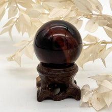 Load image into Gallery viewer, Red Tigers Eye Crystal Sphere Crystal Ball
